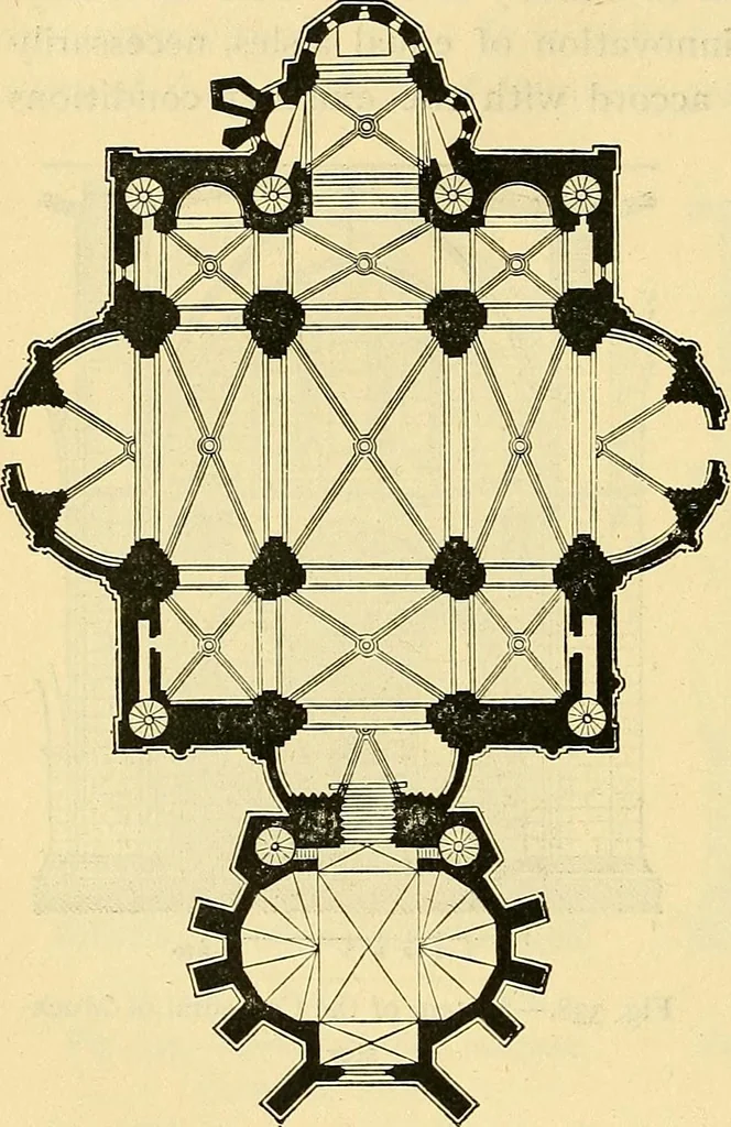 An illustration from History of mediæval art, 1893, leaf 575