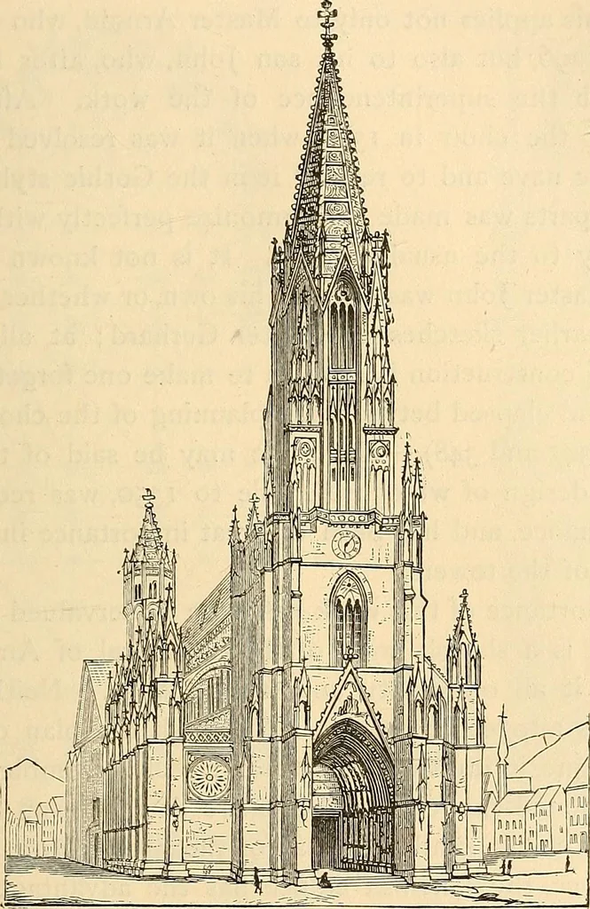 An illustration from History of mediæval art, 1893, leaf 582