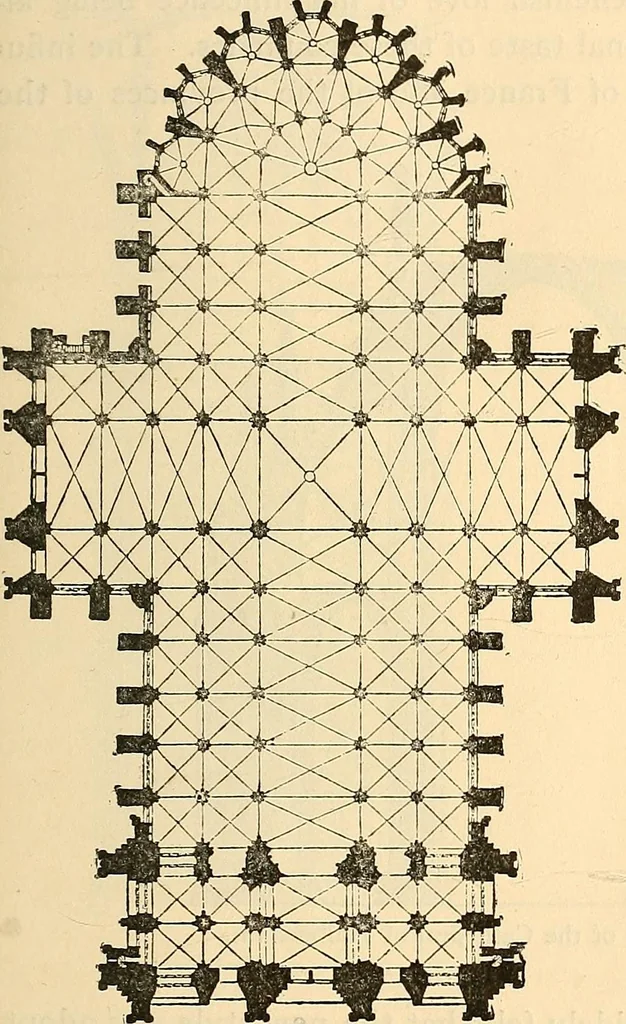 An illustration from History of mediæval art, 1893, leaf 584