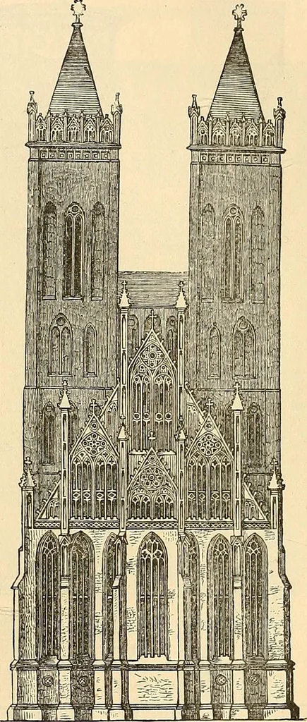 An illustration from History of mediæval art, 1893, leaf 594