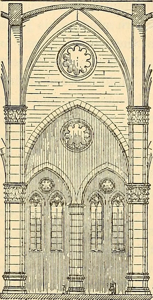 An illustration from History of mediæval art, 1893, leaf 612