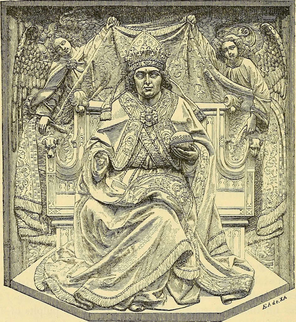An illustration from History of mediæval art, 1893, leaf 663