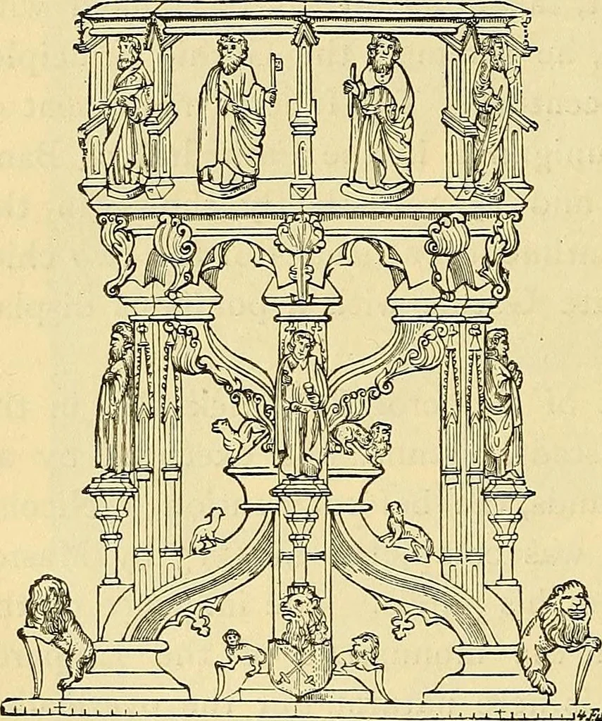 An illustration from History of mediæval art, 1893, leaf 665