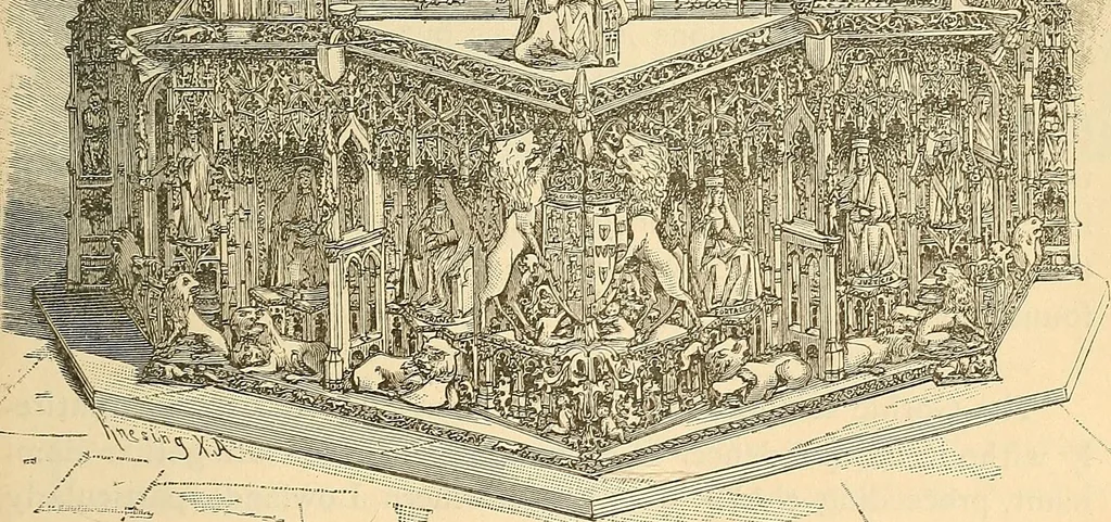 An illustration from History of mediæval art, 1893, leaf 678