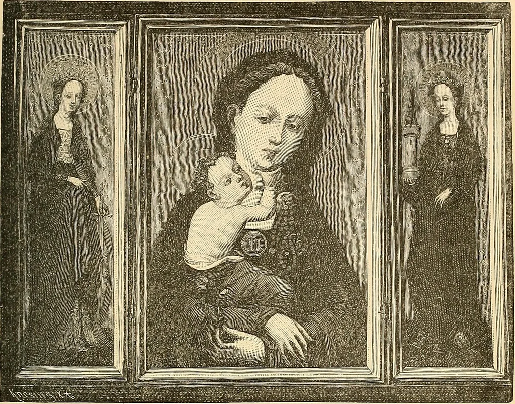 An illustration from History of mediæval art, 1893, leaf 680