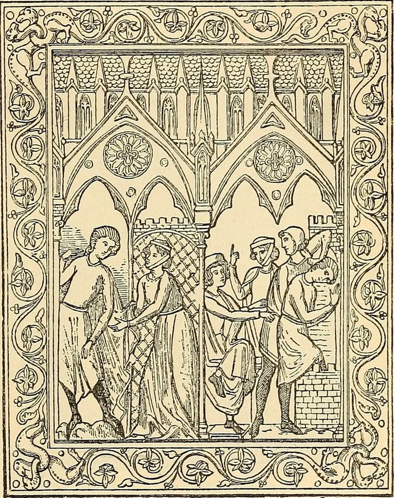 An illustration from History of mediæval art, 1893, leaf 688