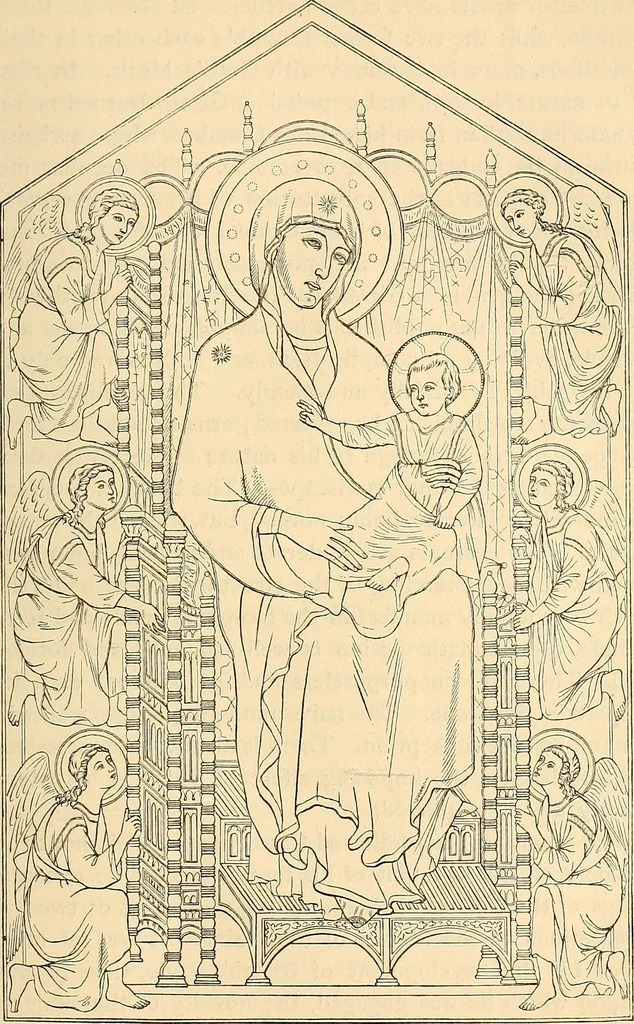An illustration from History of mediæval art, 1893, leaf 696
