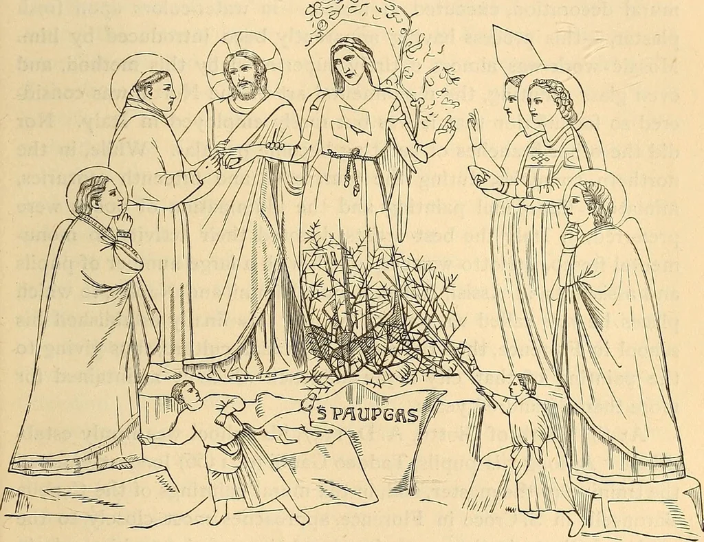 An illustration from History of mediæval art, 1893, leaf 700