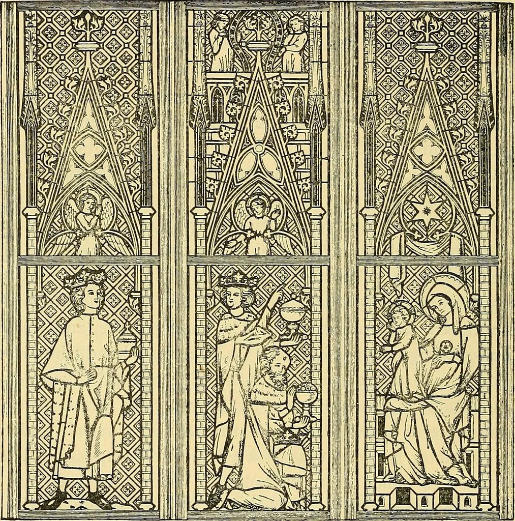 An illustration from History of mediæval art, 1893, leaf 717