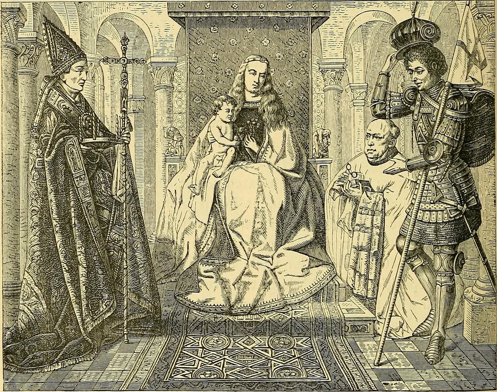 An illustration from History of mediæval art, 1893, leaf 739