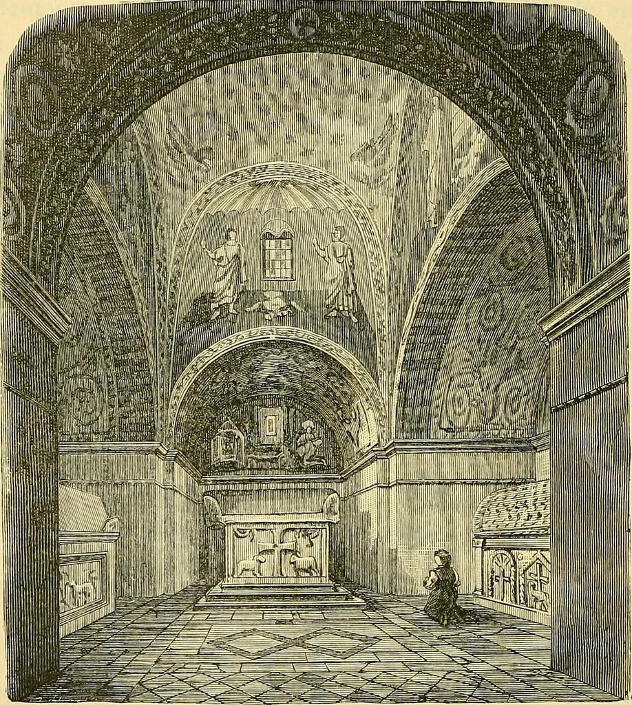 An illustration from History of mediæval art, 1893, leaf 79