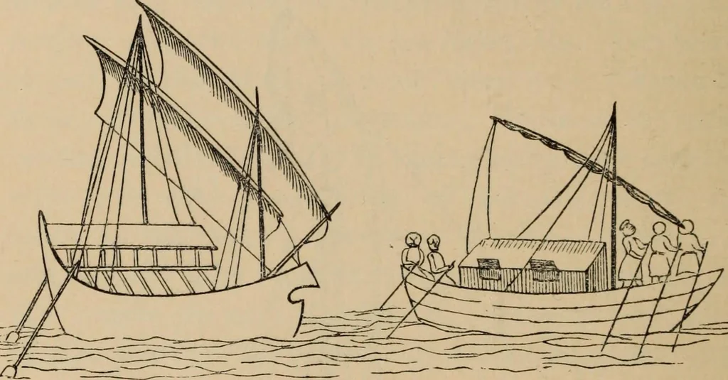 An illustration from History of merchant shipping and ancient commerce, 1874, leaf 182