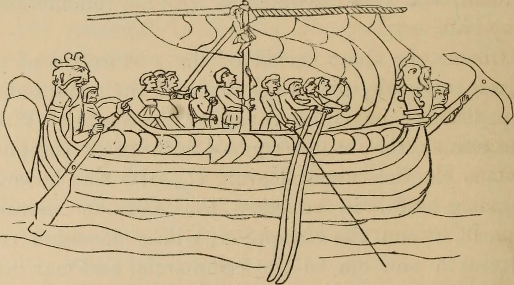 An illustration from History of merchant shipping and ancient commerce, 1874, leaf 412
