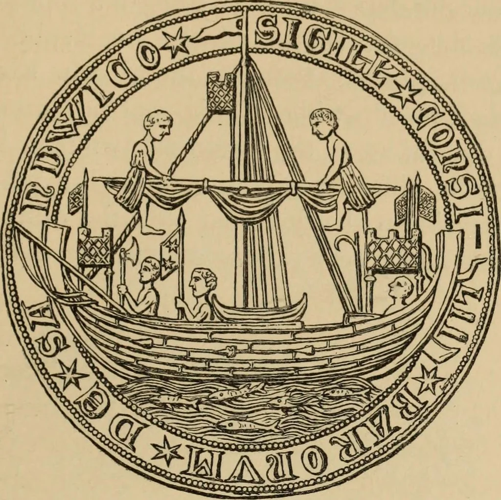 An illustration from History of merchant shipping and ancient commerce, 1874, leaf 449