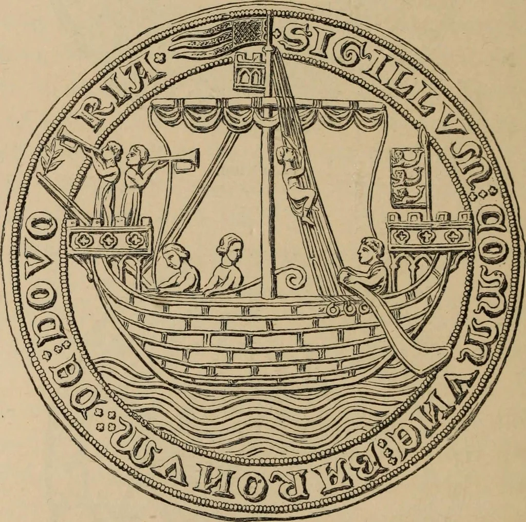 An illustration from History of merchant shipping and ancient commerce, 1874, leaf 450