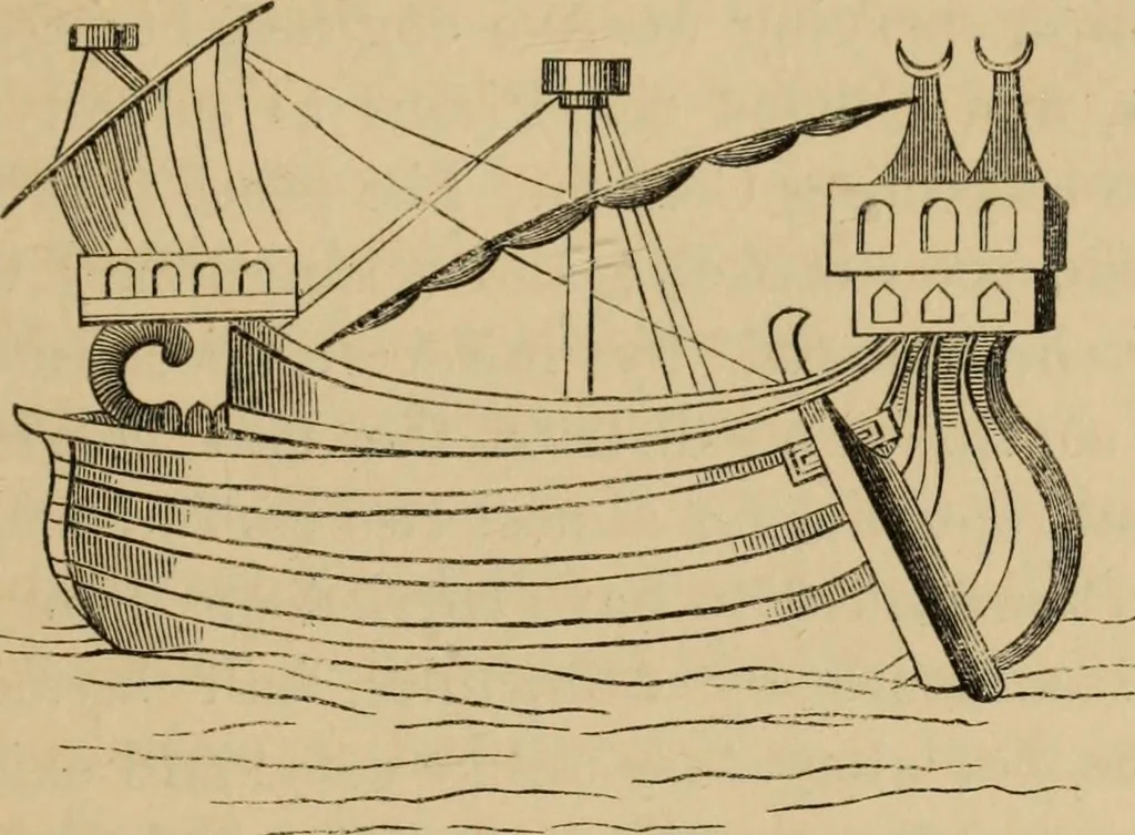An illustration from History of merchant shipping and ancient commerce, 1874, leaf 571