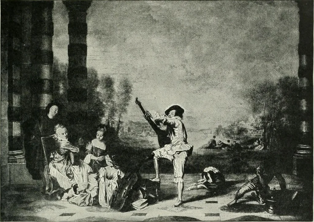 An illustration from The history of modern painting, 1907, leaf 102
