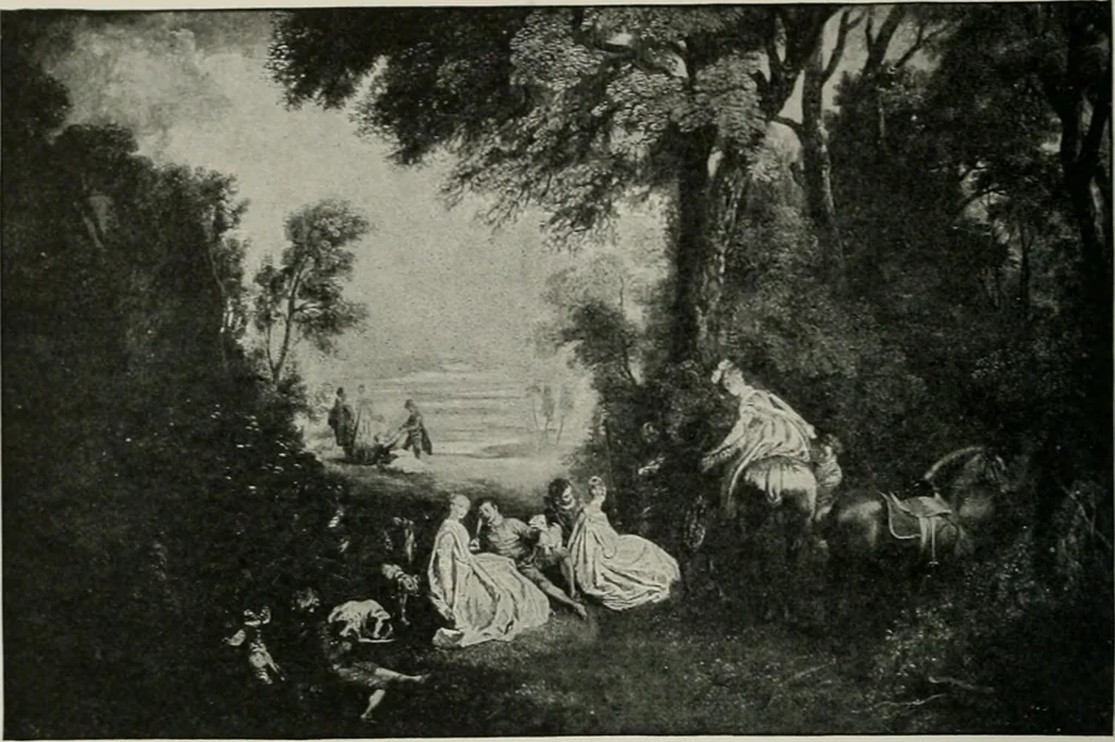An illustration from The history of modern painting, 1907, leaf 103