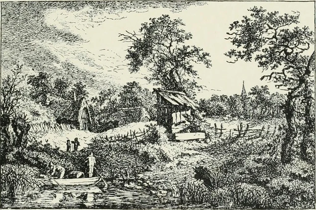 An illustration from The history of modern painting, 1907, leaf 106