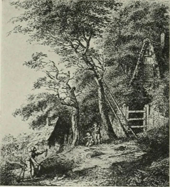 An illustration from The history of modern painting, 1907, leaf 107