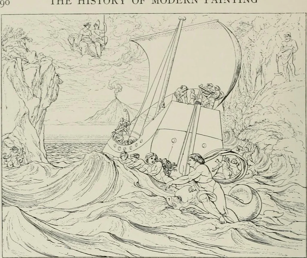 An illustration from The history of modern painting, 1907, leaf 123