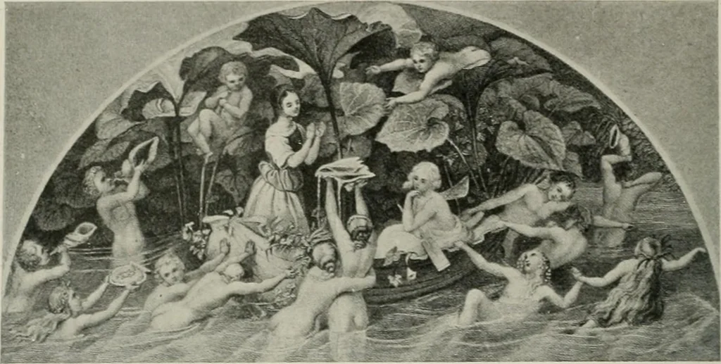 An illustration from The history of modern painting, 1907, leaf 199