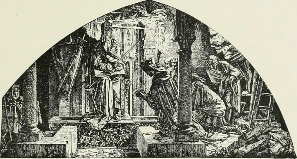 An illustration from The history of modern painting, 1907, leaf 206