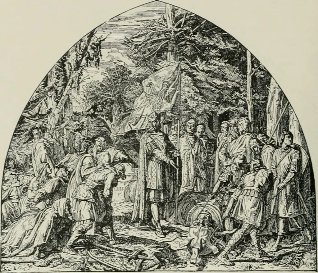 An illustration from The history of modern painting, 1907, leaf 207