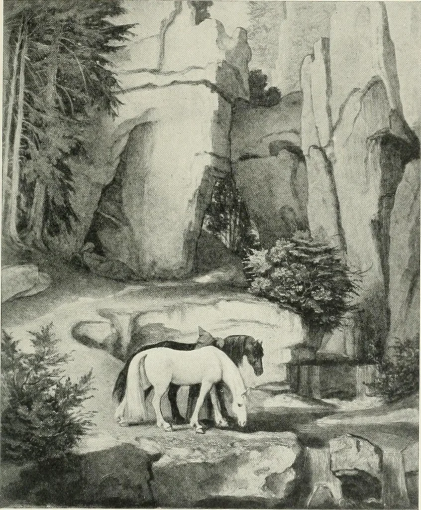 An illustration from The history of modern painting, 1907, leaf 218