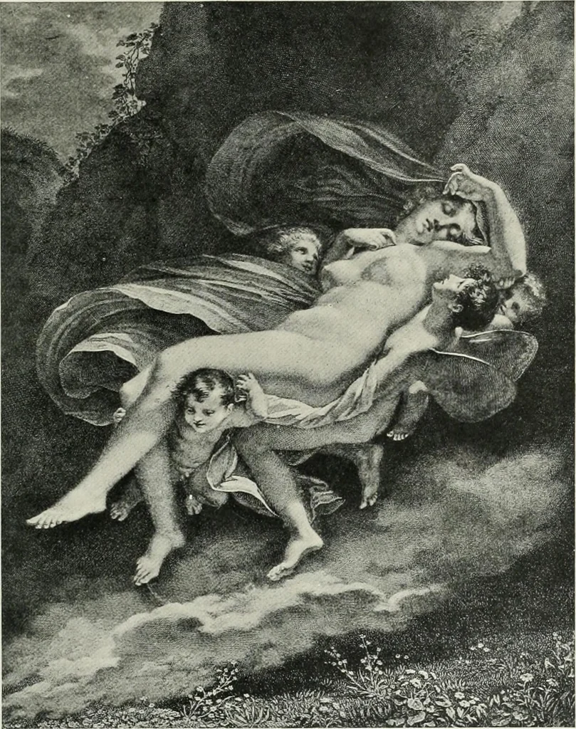An illustration from The history of modern painting, 1907, leaf 244