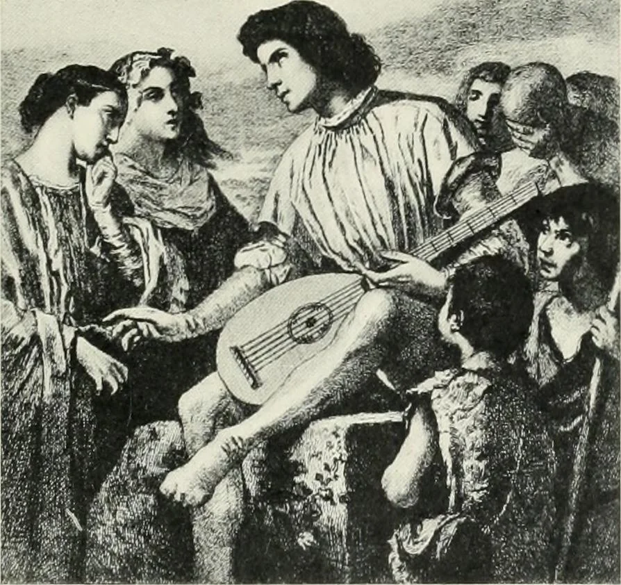 An illustration from The history of modern painting, 1907, leaf 316
