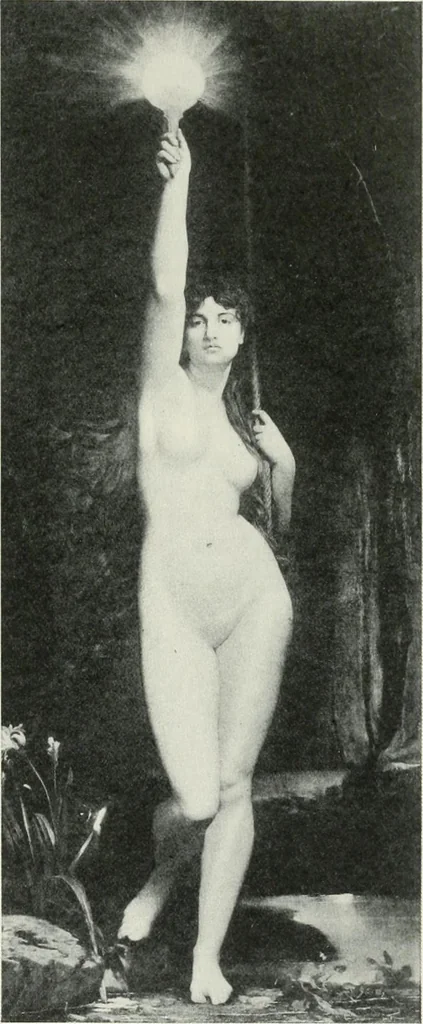 An illustration from The history of modern painting, 1907, leaf 322