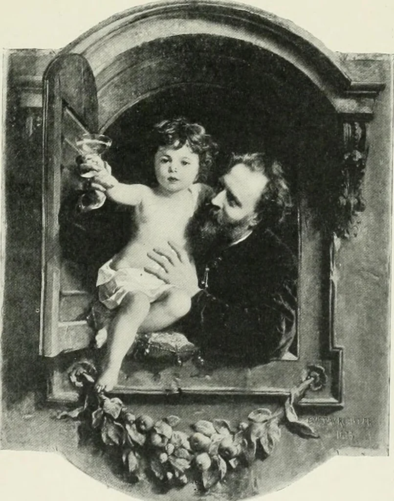 An illustration from The history of modern painting, 1907, leaf 372