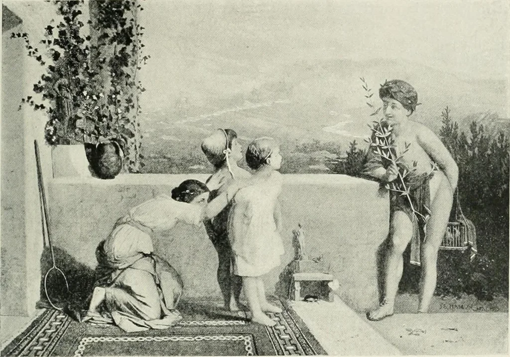 An illustration from The history of modern painting, 1907, leaf 406