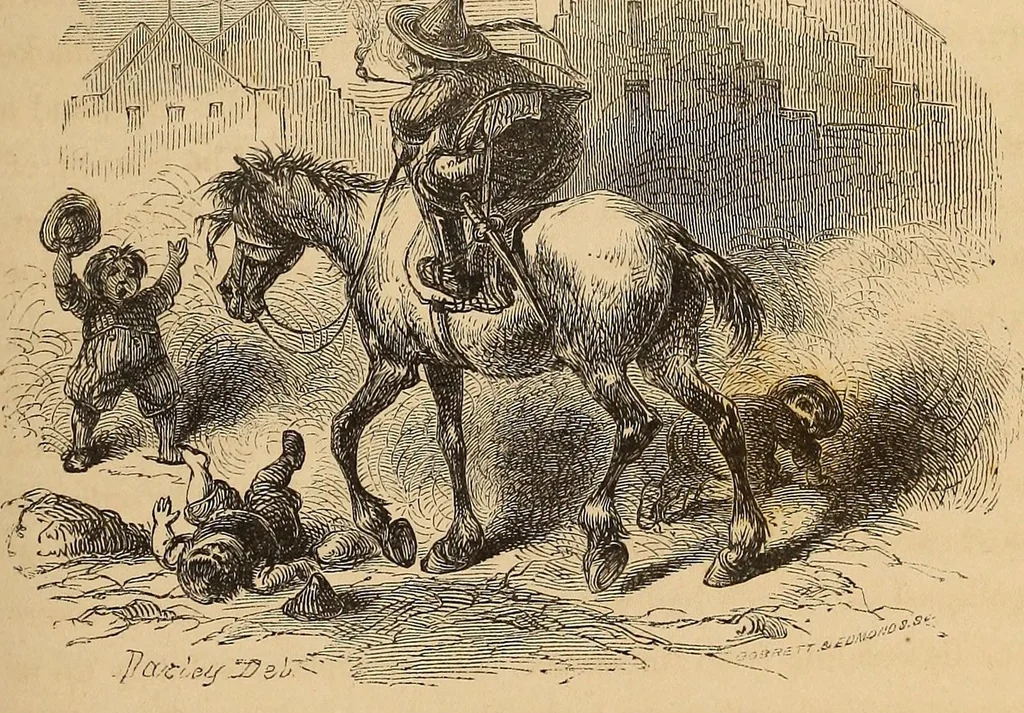 An illustration from A history of New York from the beginning of the world to the end of the Dutch dynasty .., 1850, leaf 229