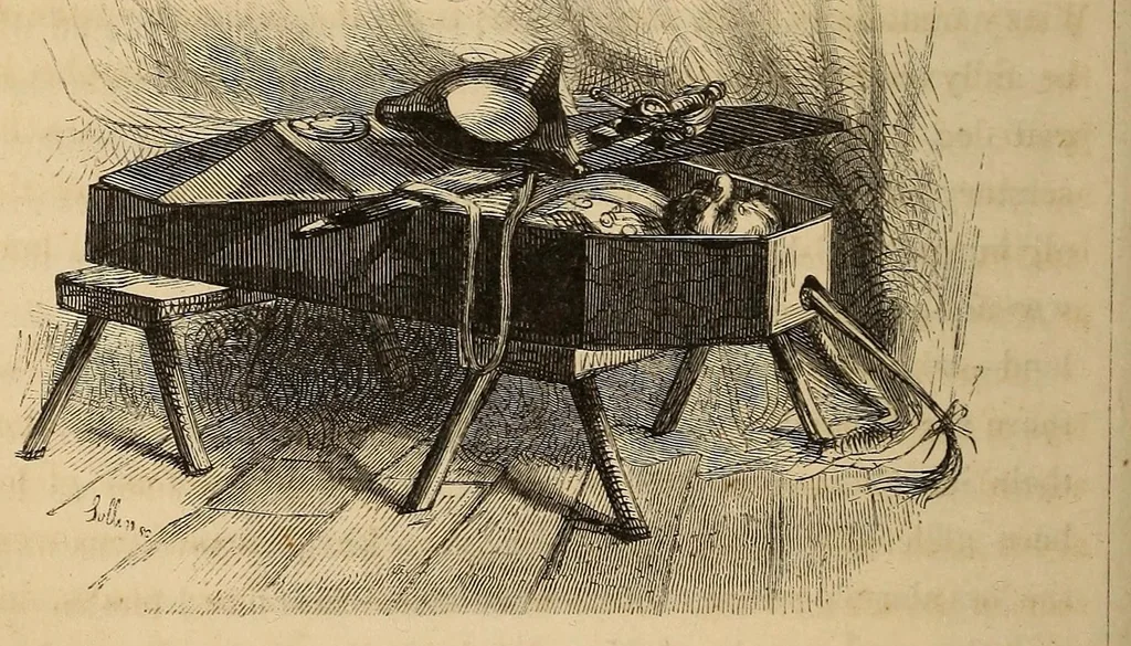 An illustration from A history of New York from the beginning of the world to the end of the Dutch dynasty .., 1850, leaf 338