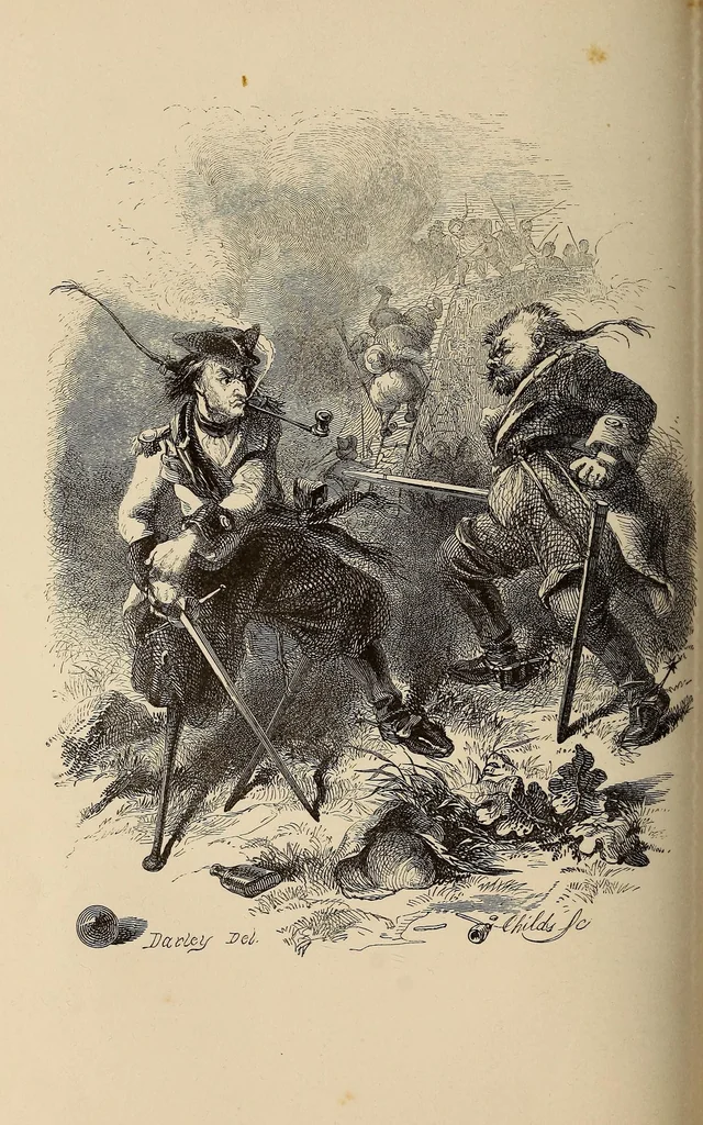 An illustration from A history of New York from the beginning of the world to the end of the Dutch dynasty .., 1850, leaf 412