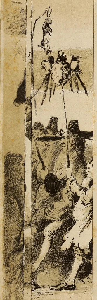 An illustration from A history of New York from the beginning of the world to the end of the Dutch dynasty .., 1850, leaf 501