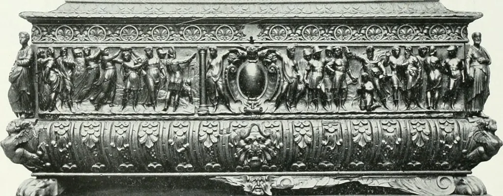 An illustration from A history of oak furniture, 1920, leaf 101