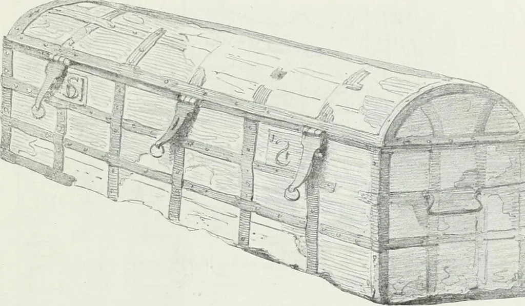 An illustration from A history of oak furniture, 1920, leaf 104