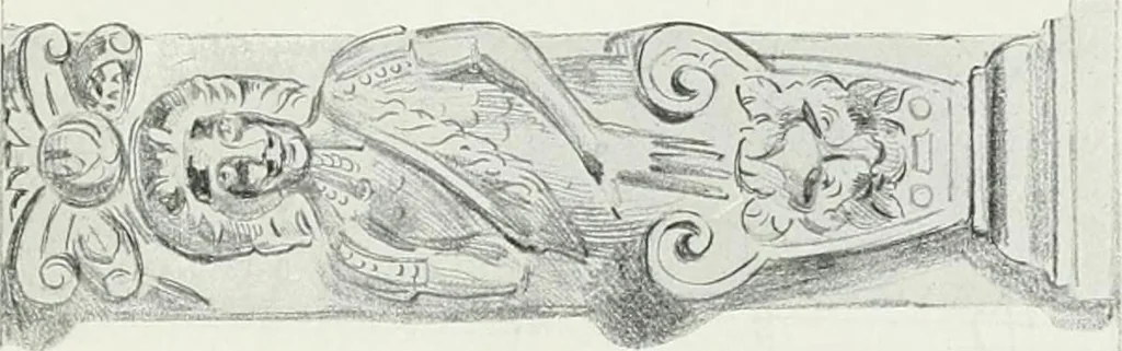 An illustration from A history of oak furniture, 1920, leaf 108