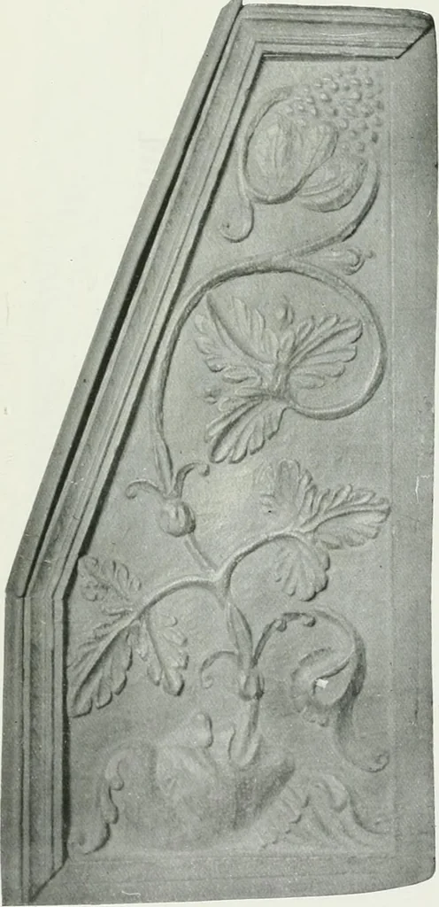 An illustration from A history of oak furniture, 1920, leaf 108