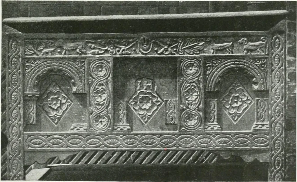 An illustration from A history of oak furniture, 1920, leaf 126