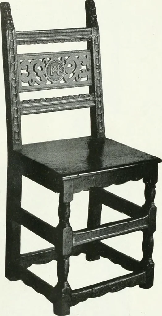 An illustration from A history of oak furniture, 1920, leaf 135