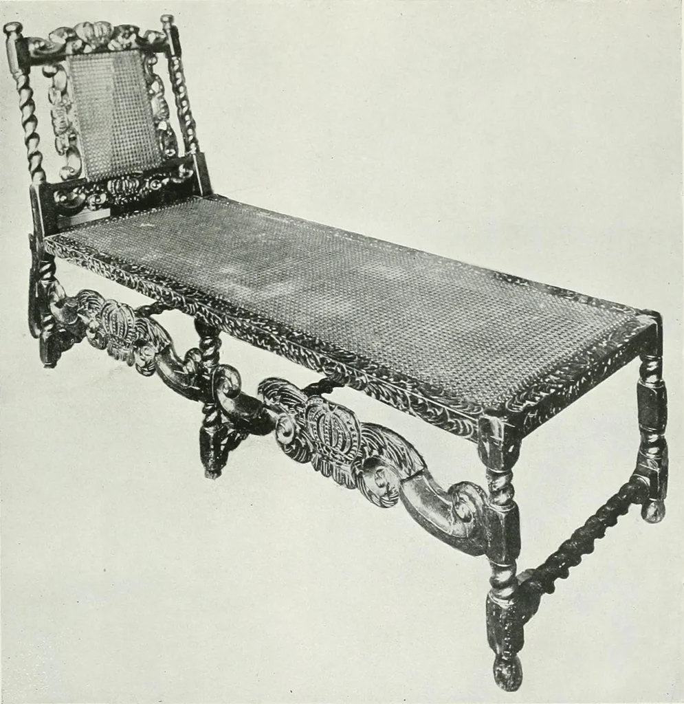 An illustration from A history of oak furniture, 1920, leaf 136
