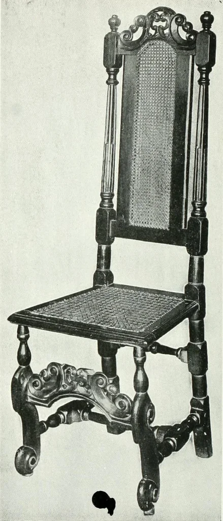 An illustration from A history of oak furniture, 1920, leaf 137