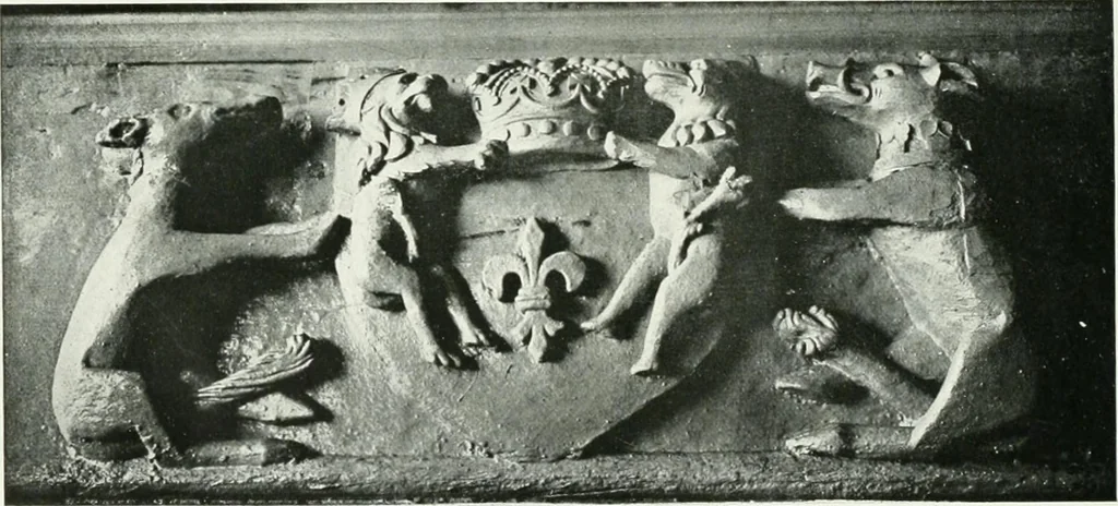 An illustration from A history of oak furniture, 1920, leaf 139