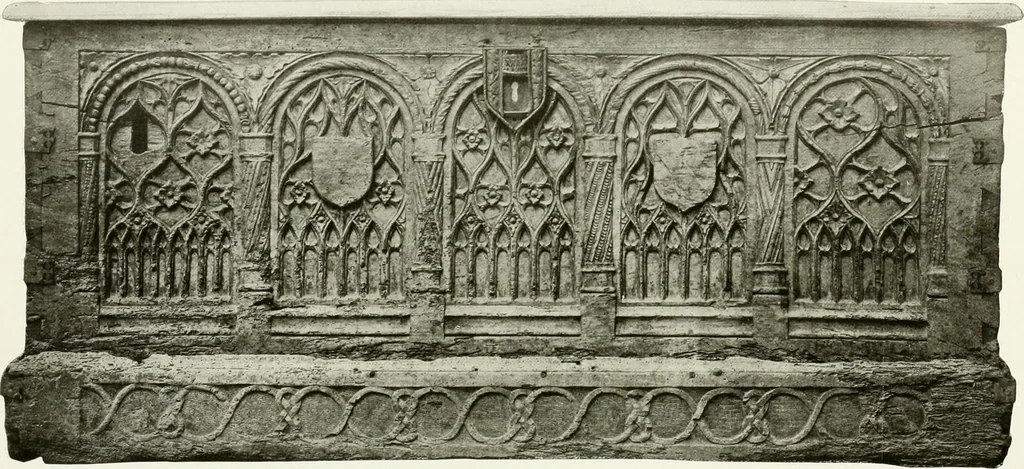 An illustration from A history of oak furniture, 1920, leaf 31