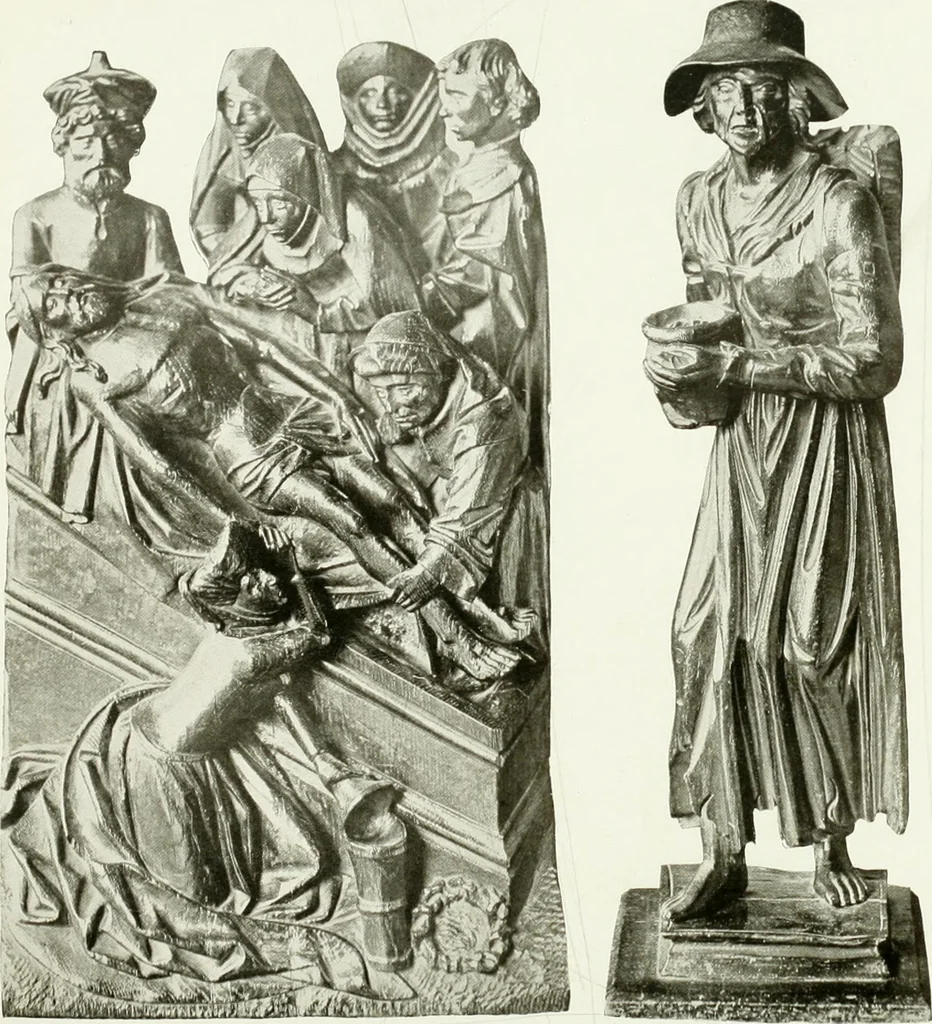 An illustration from A history of oak furniture, 1920, leaf 67