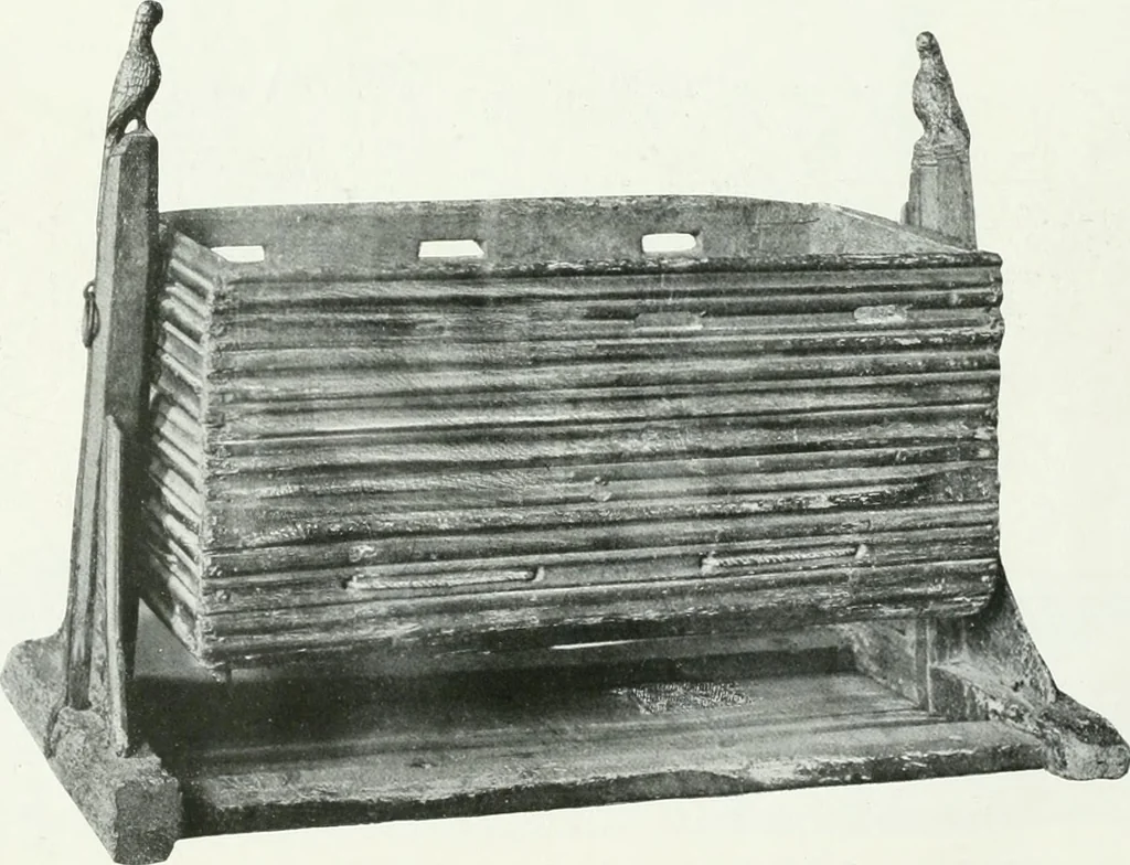 An illustration from A history of oak furniture, 1920, leaf 77